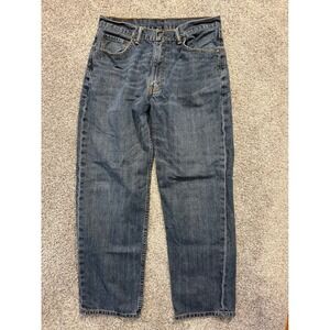 Levi's 550 Relaxed‎ Fit Jeans Mens W34 L32 Blue Denim Pants